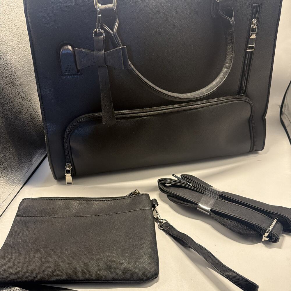 Black Laptop Bag Women 16x13 - Picture 6 of 8